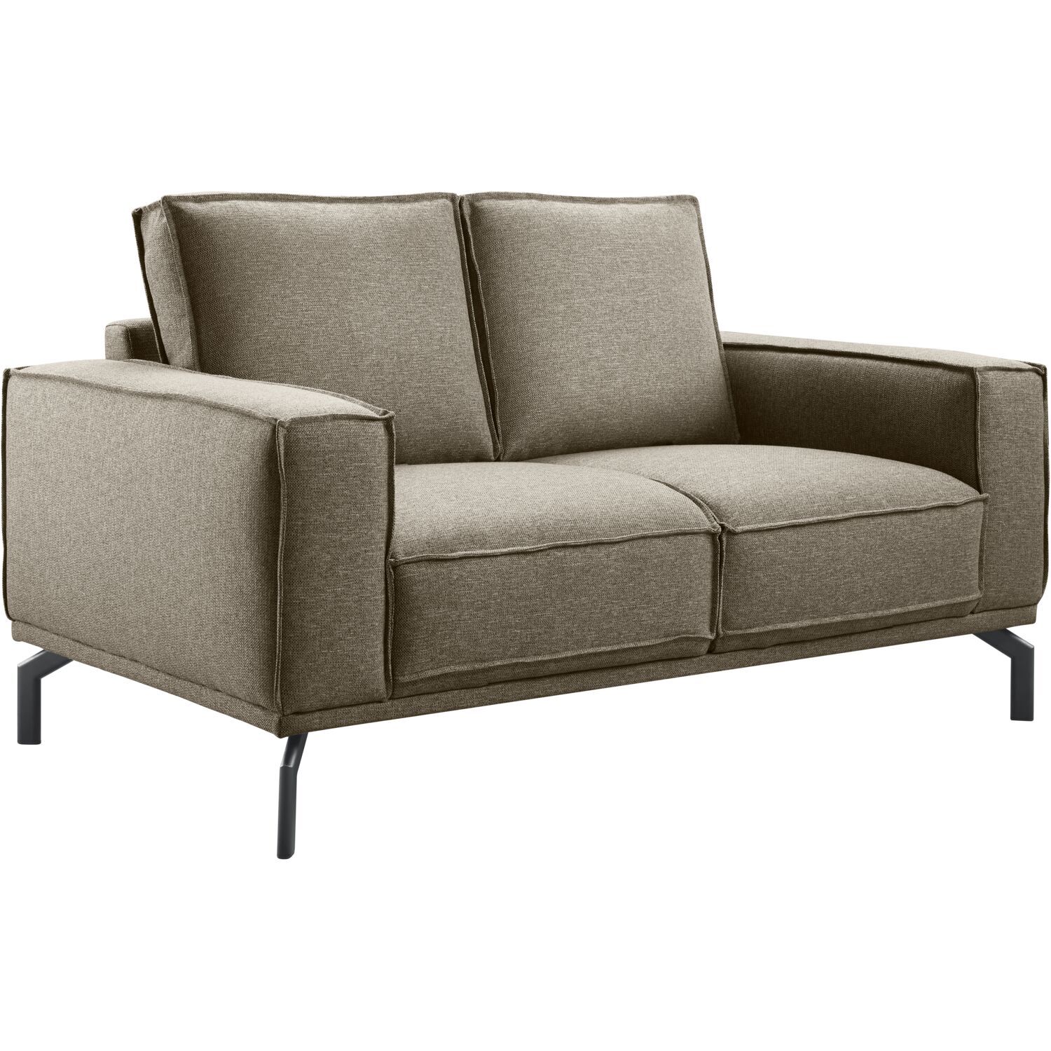 2 zitsbank Alburg grijs basic comfort