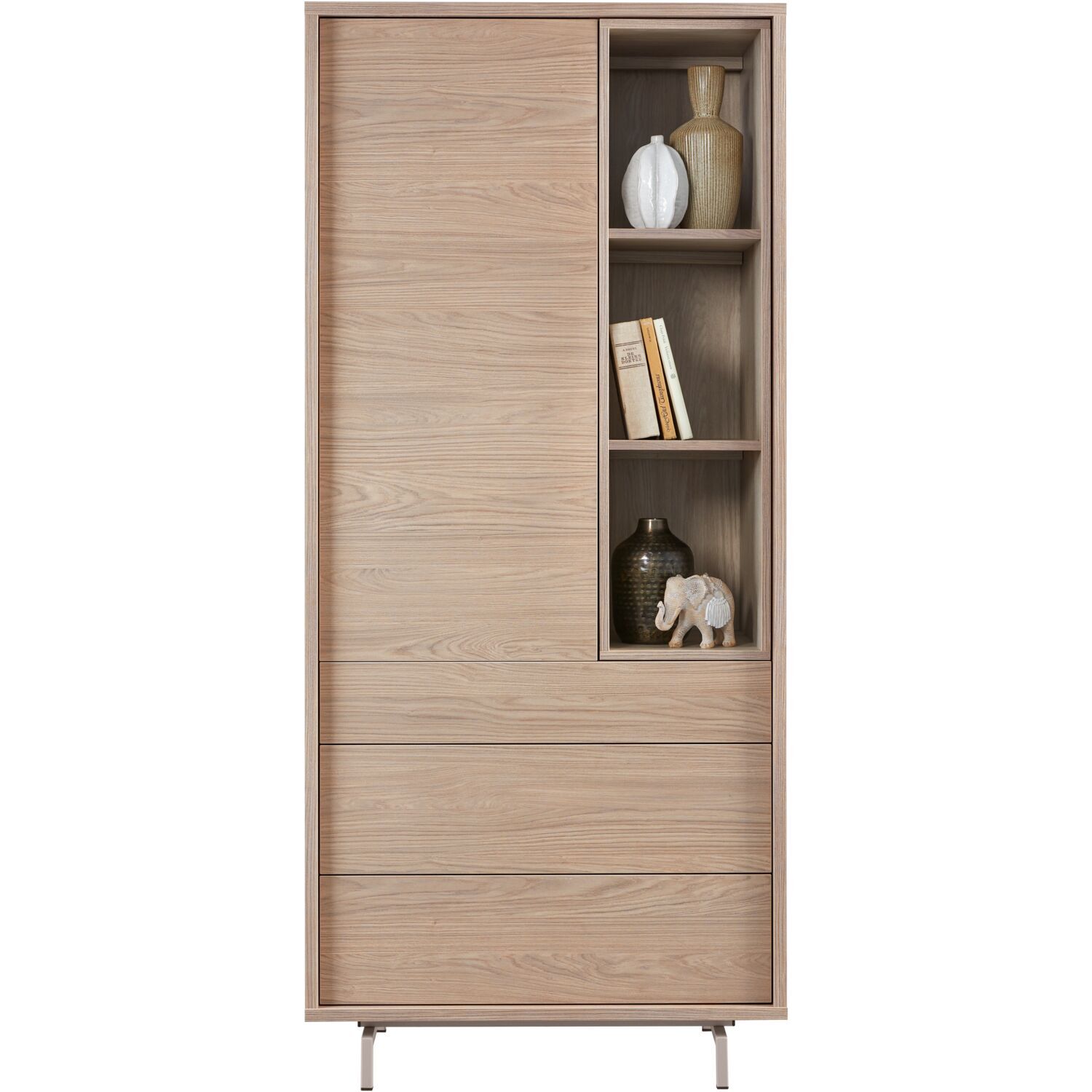 Opbergkast Famosa bruin 187x83x45 cm