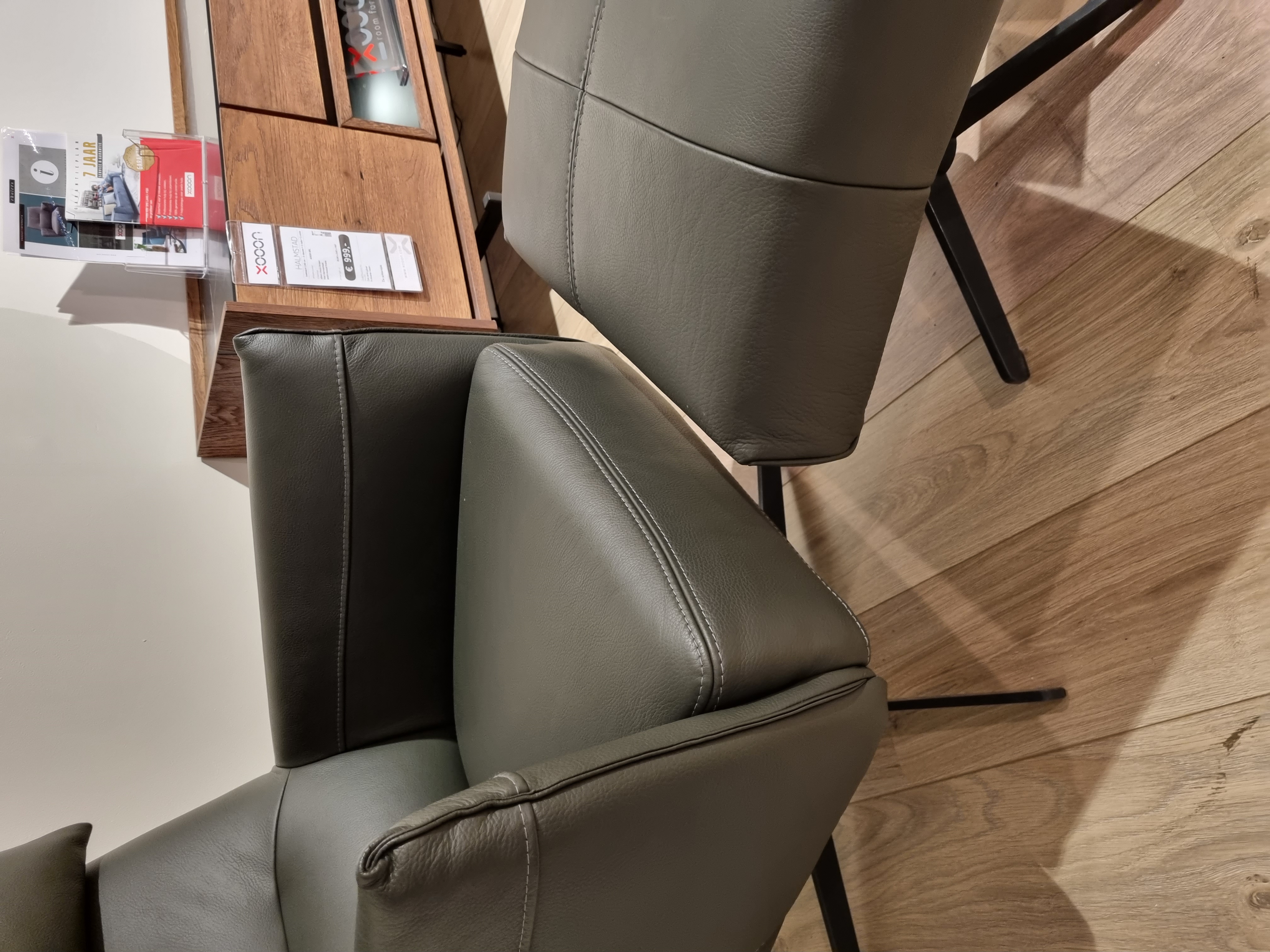 Draaifauteuil Matera hoge rug, inclusief poef en hoofdkussen