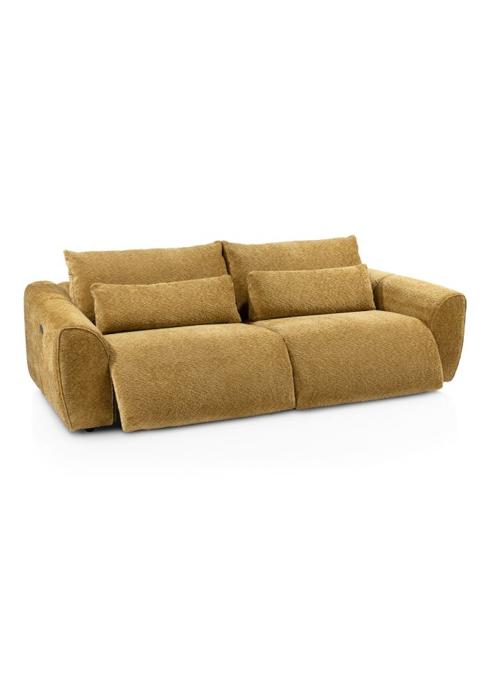 Albas, 2 zitsbank, verstelbare hoofdsteunen, 2x electrische voetensteun