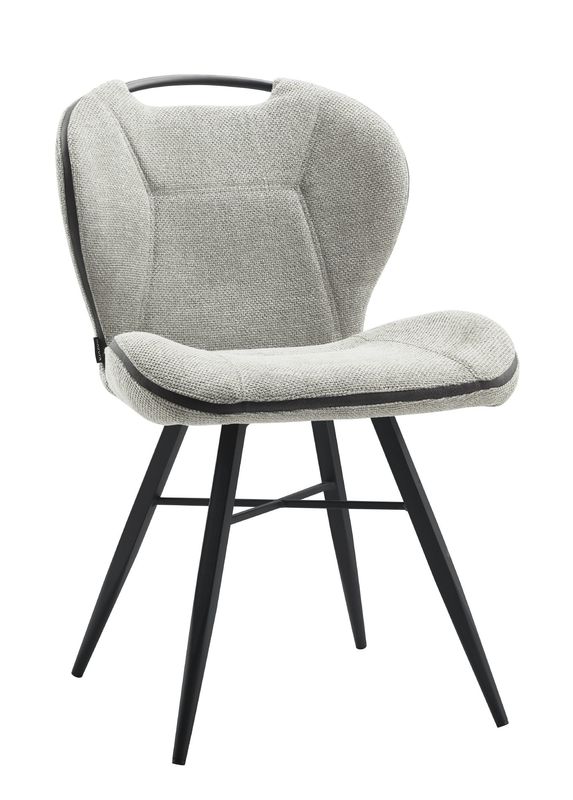 Biondi eetstoel stof loudy light grey
