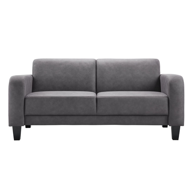 2,5 zitsbank Mills grijs basic comfort