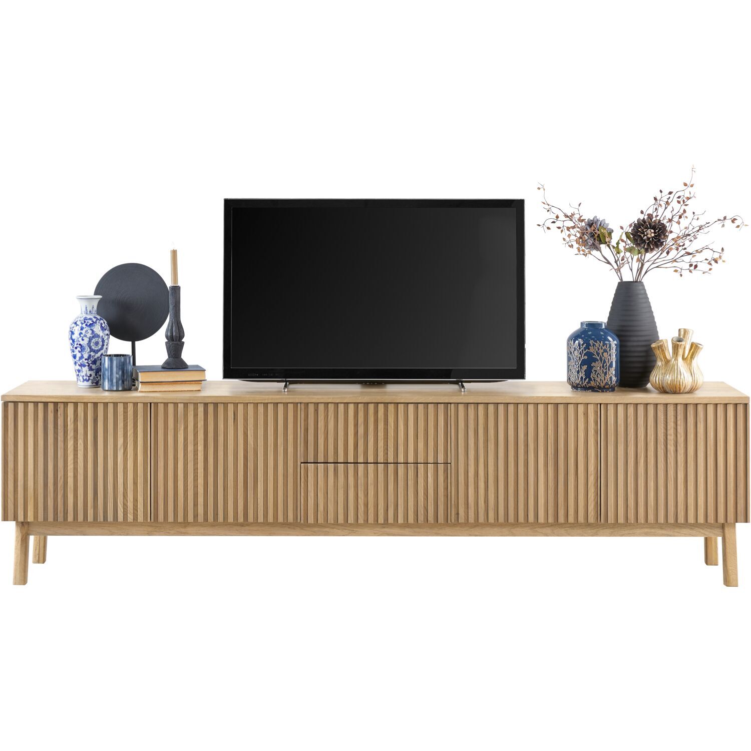 TV-meubel Arrosto eikenhout 58x225x40 cm light roast TV-meubel Arrosto eikenhout 58x225x40 cm light roast