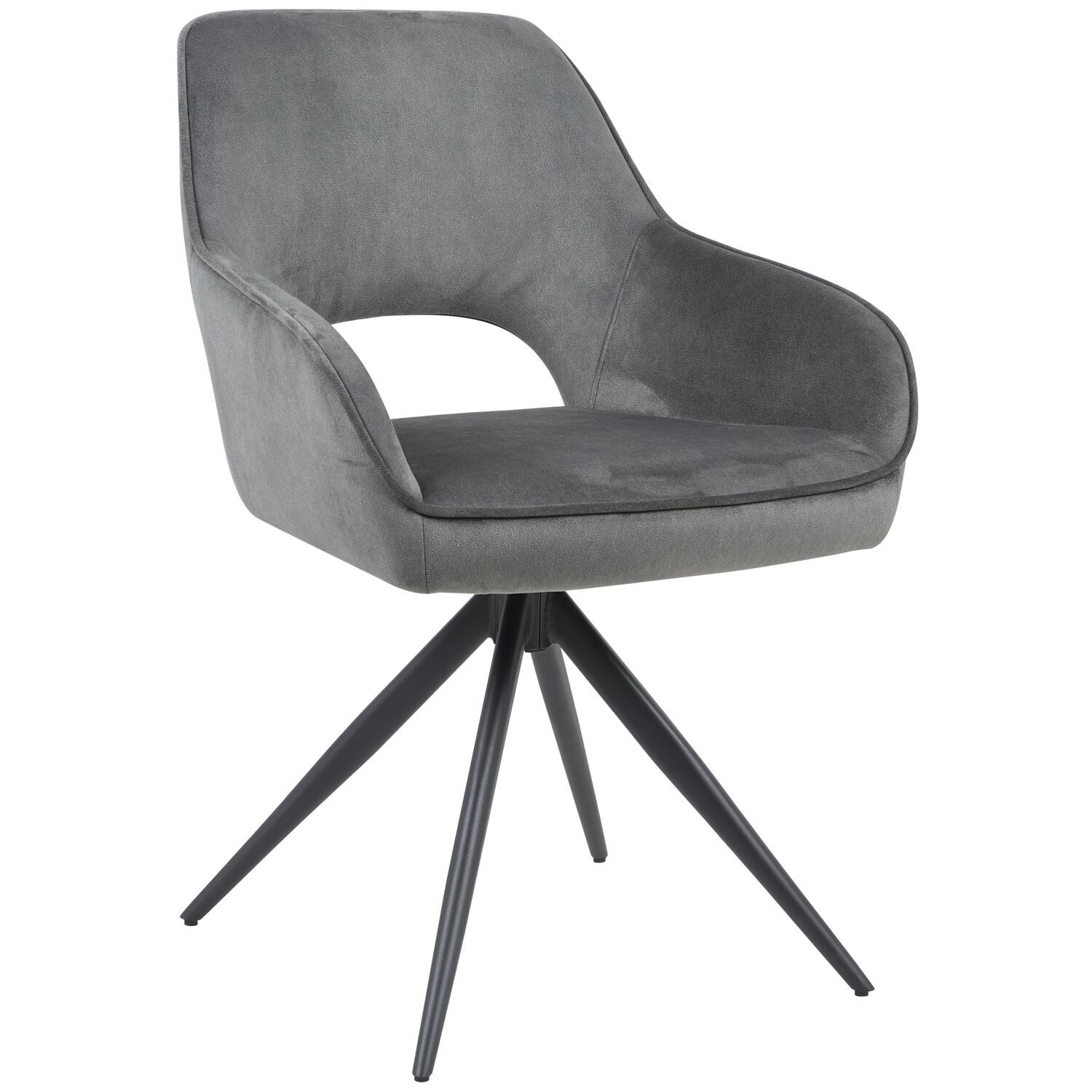 Eetkamerstoel Arranmore draaibaar antraciet