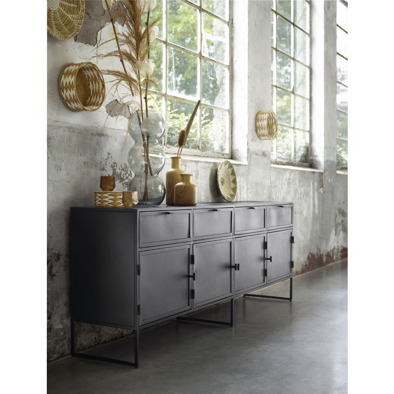 Orizone dressoir 4d+4l metal black Orizone dressoir 4d+4l metal black