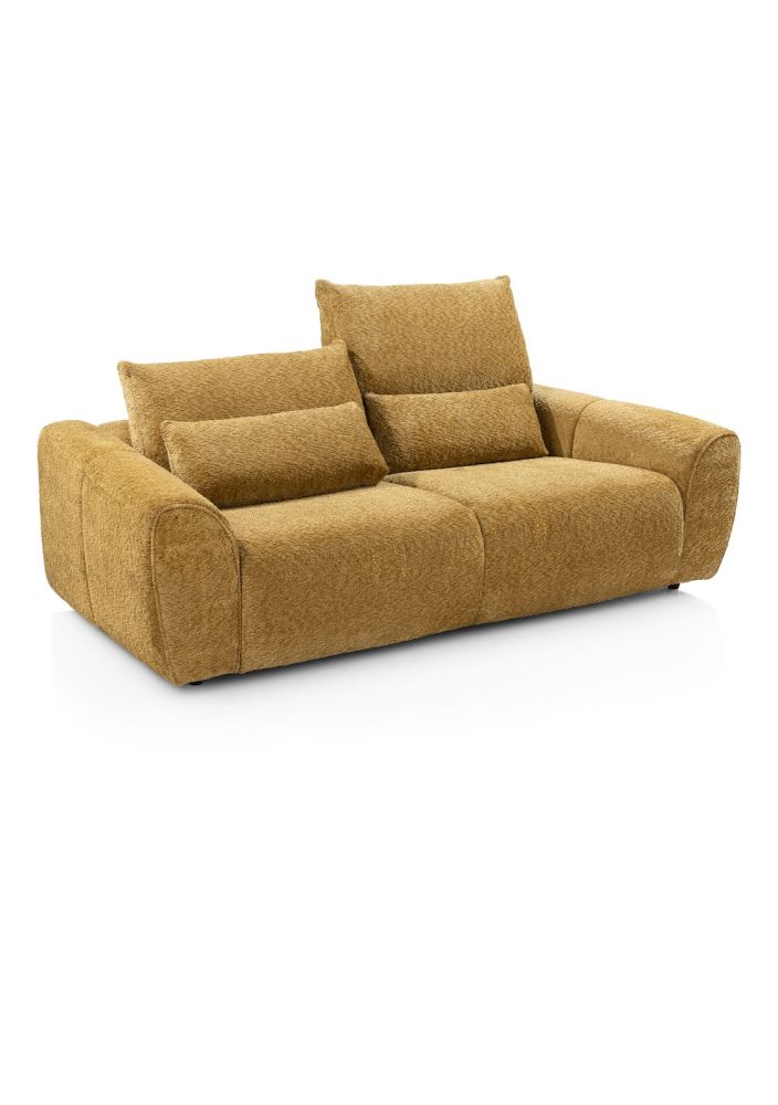 Albas, 2 zitsbank, verstelbare hoofdsteunen, 2x electrische voetensteun