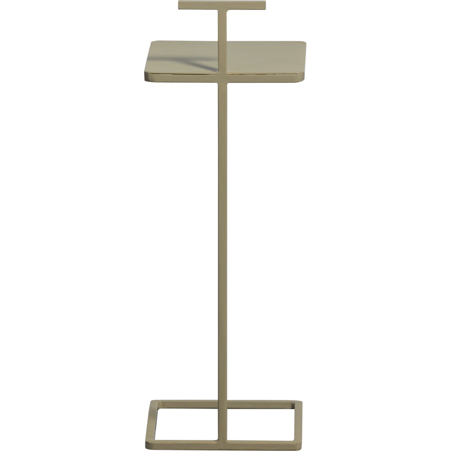 Bijzettafel Drenia beige 22 cm vierkant