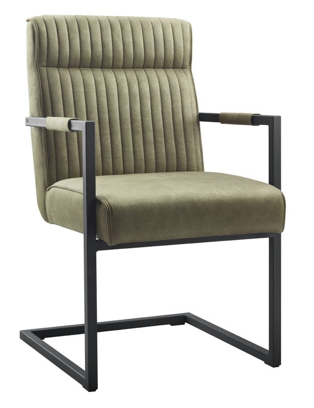 Eetkamerstoel Dantero microvezel groen