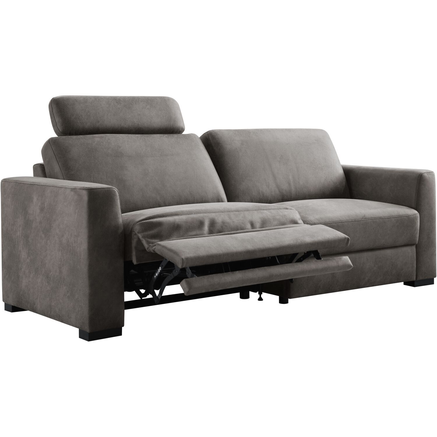 3 zitsbank Muscolo donkergrijs relaxfunctie supreme comfort
