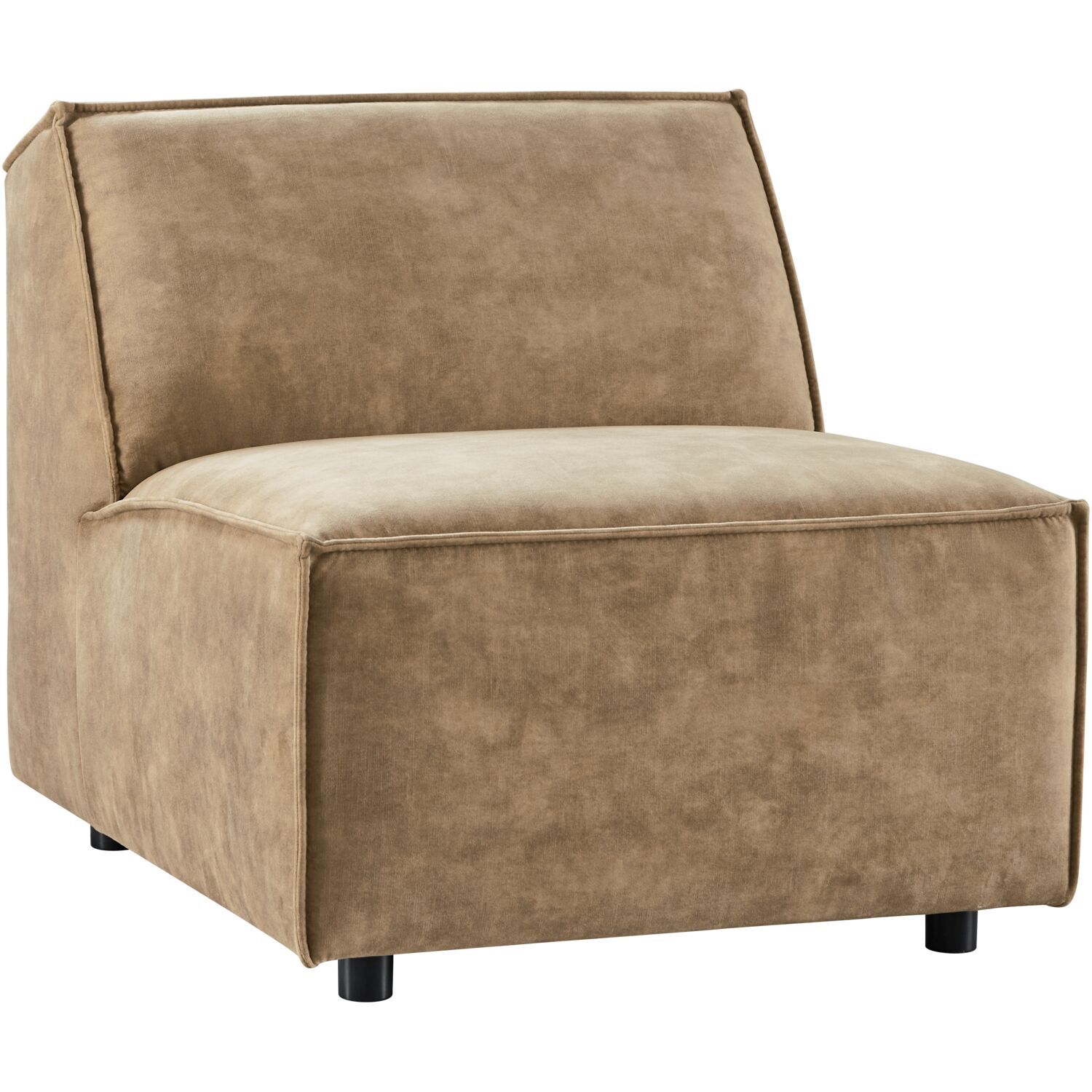 1 zits Baricci lichtbruin basic comfort