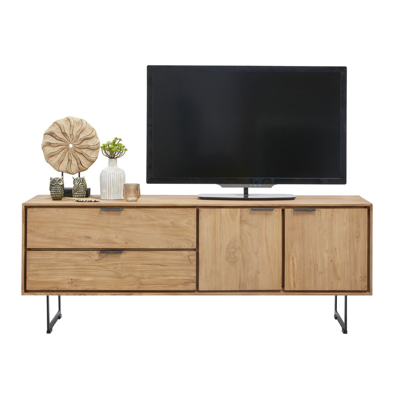 Tv-meubel Aska (157 Cm) teak naturel brushed