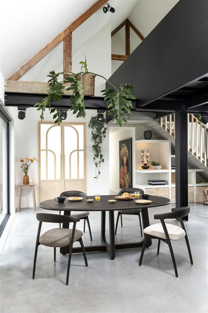 Almora, eetkamertafel 240 x 120 cm - Basalt