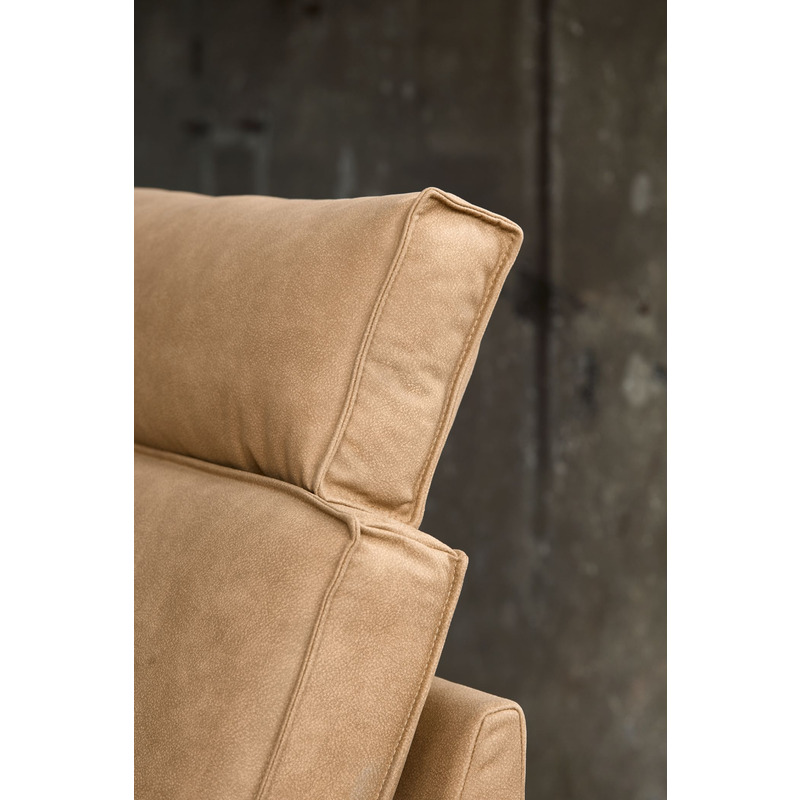 2,5 zitsbank (2x80) Barrio gerecycled polyether + HR-schuim caramel