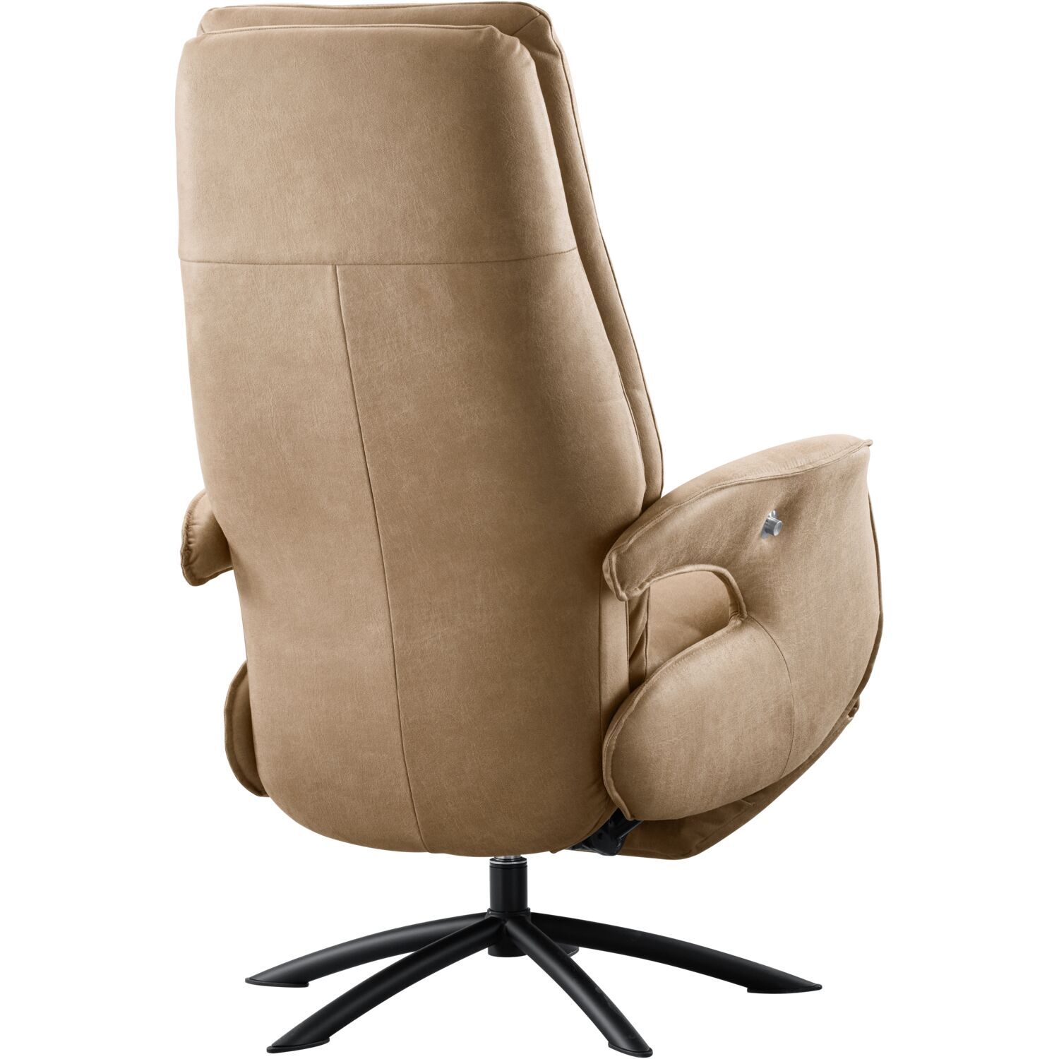 Relaxfauteuil Balfour small microleder lichtbruin