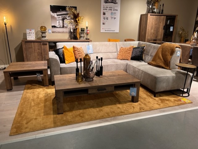 Barnet vloerkleed 200x290 cm gold