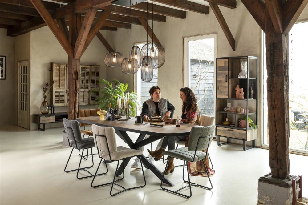 Avalon, boekenkast 80 cm - 1-deur + 1-lade + 5-niches - Driftwood Avalon, boekenkast 80 cm - 1-deur + 1-lade + 5-niches - Driftwood