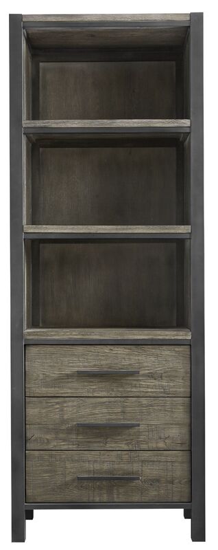 Morandi-d 15782 boekenkast 3l+3ov eiken grey