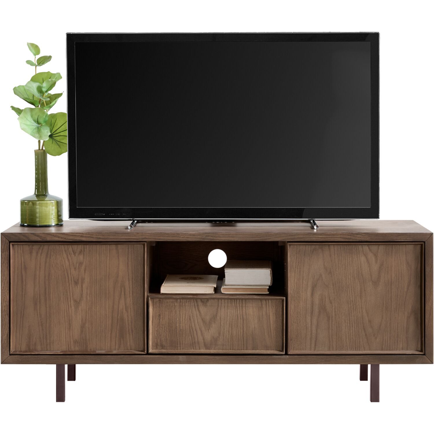 Tv-meubel Calvo 125 cm bruin