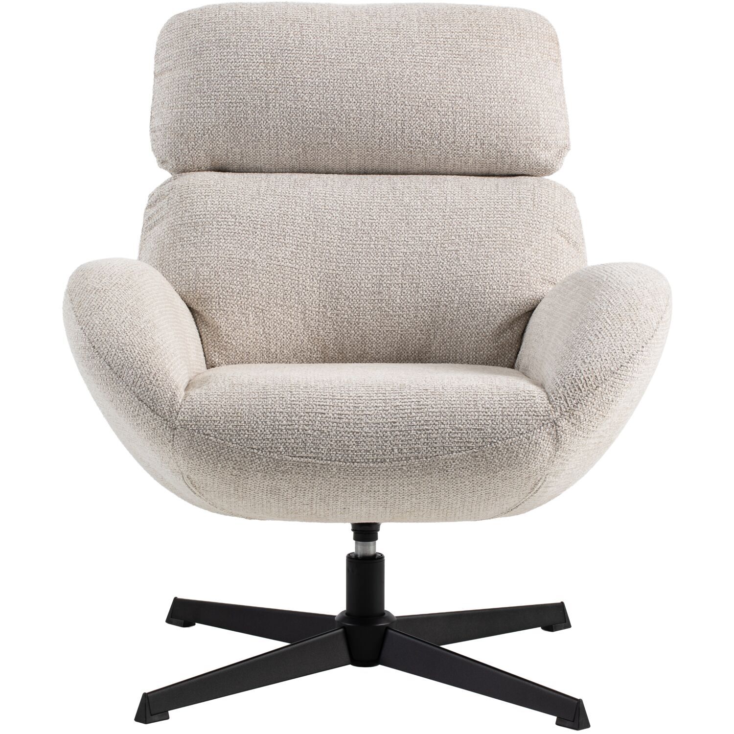 Draaifauteuil Bolands lichtgrijs