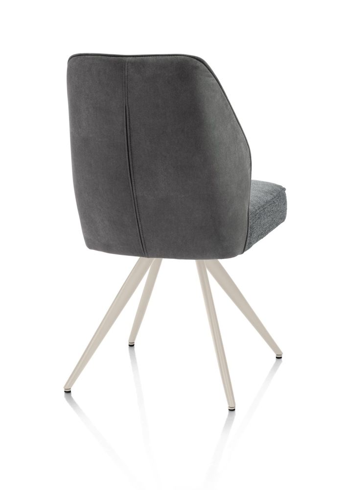 Bell, eetkamerstoel - creme frame - pocket - combi Calabria/Vada