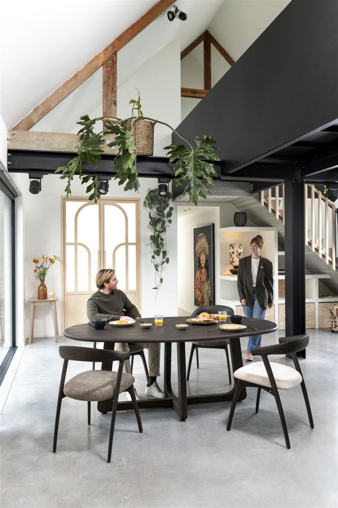 Almora, eetkamertafel 240 x 120 cm - Basalt