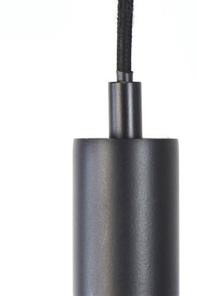 Dalmau hanglamp 3l 100x22x55 cm mat zwart