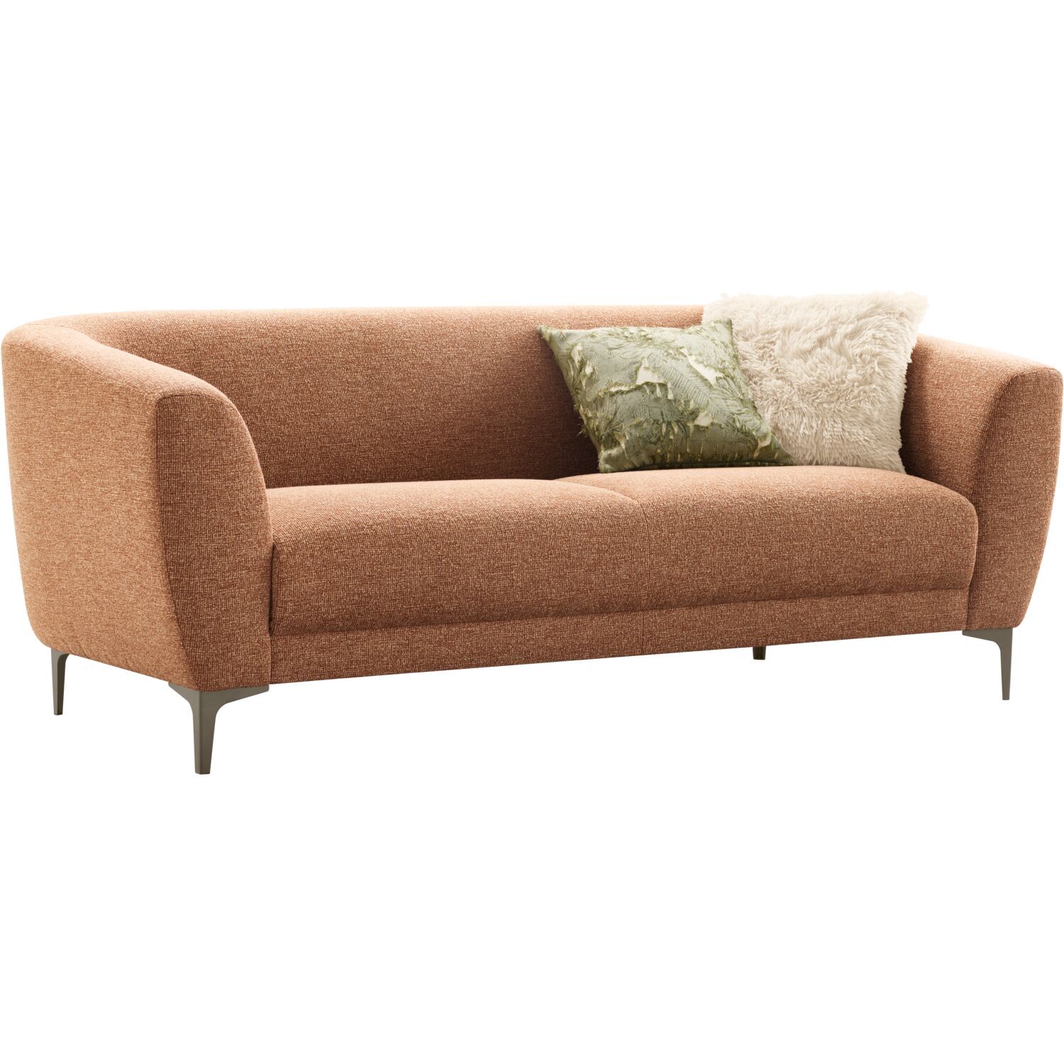 2,5 zitsbank Andalen bruin basic comfort