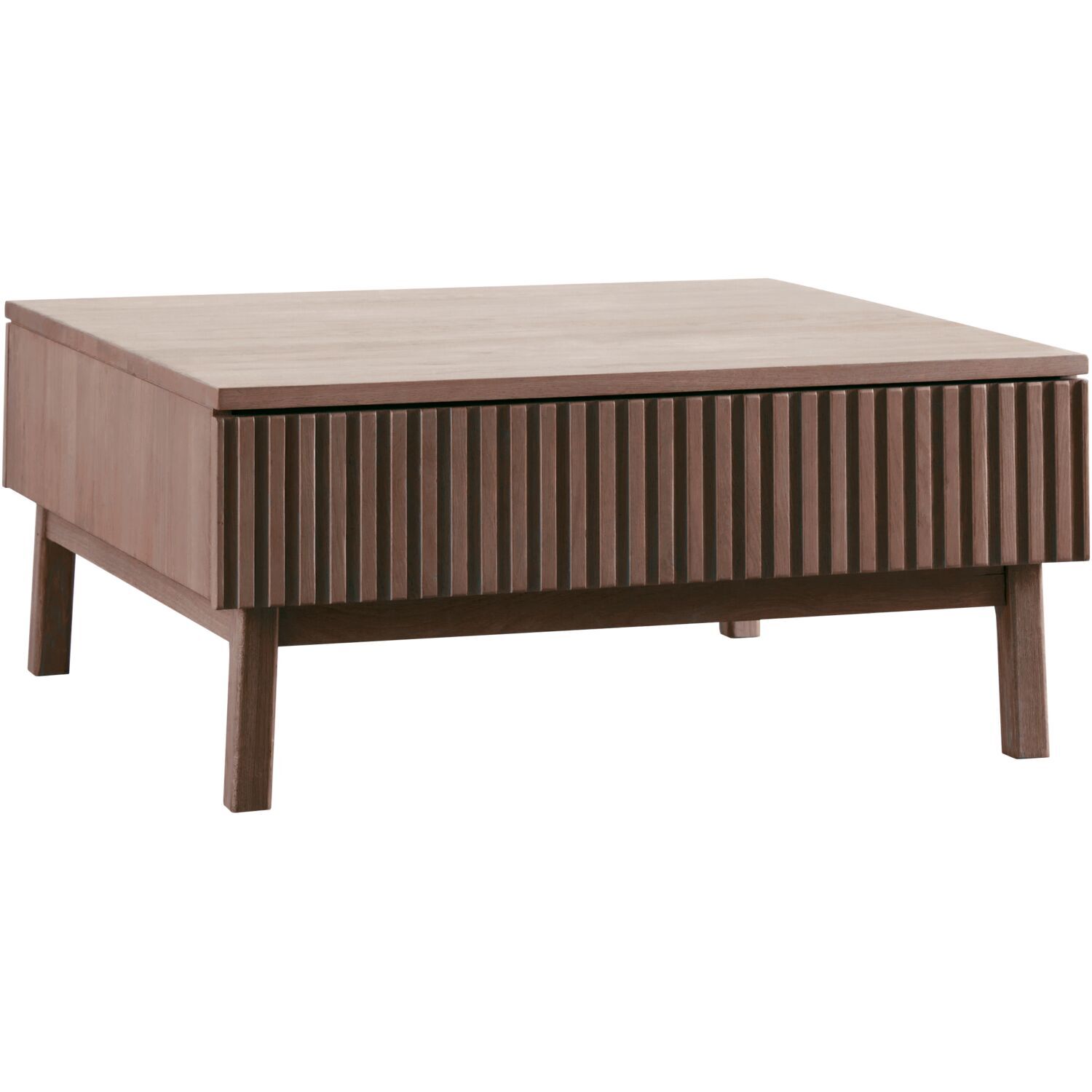 Salontafel Arrosto eikenhout 90x90 cm vierkant Dark Roast