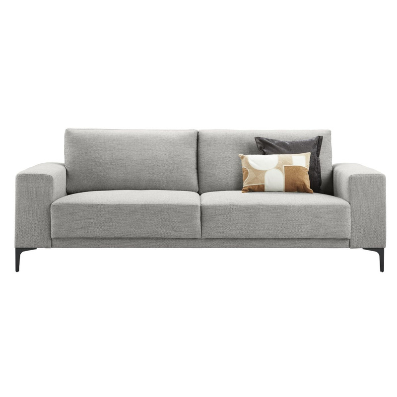 3 zitsbank Clanton grijs basic comfort