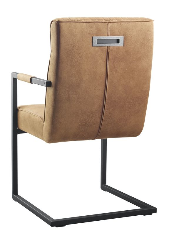 Eetkamerstoel Dantero microvezel cognac