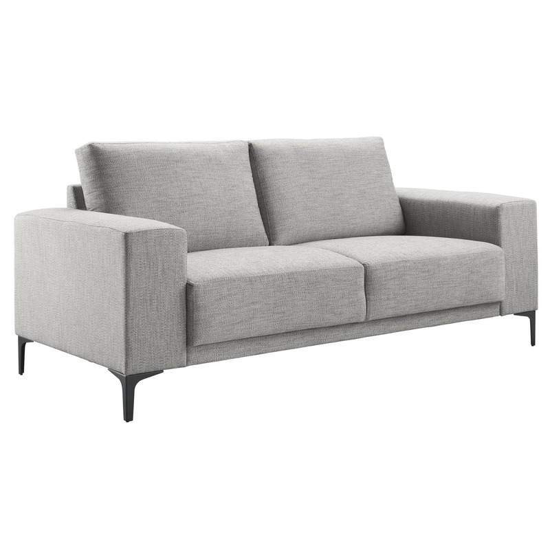 2,5 zitsbank Clanton grijs basic comfort