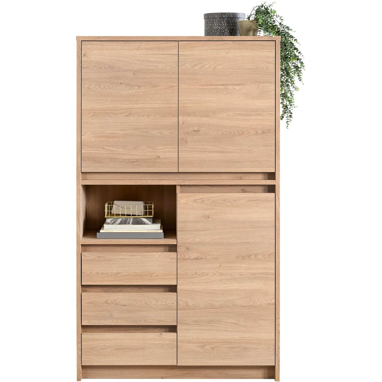 Boekenkast Quebec 170x101x45 cm