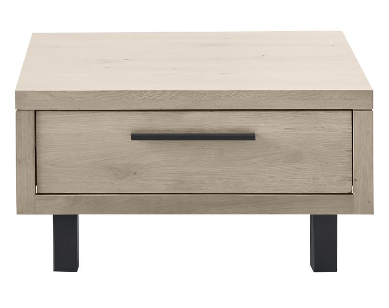 Salontafel Aleno in geborsteld eiken bisque Salontafel Aleno in geborsteld eiken bisque