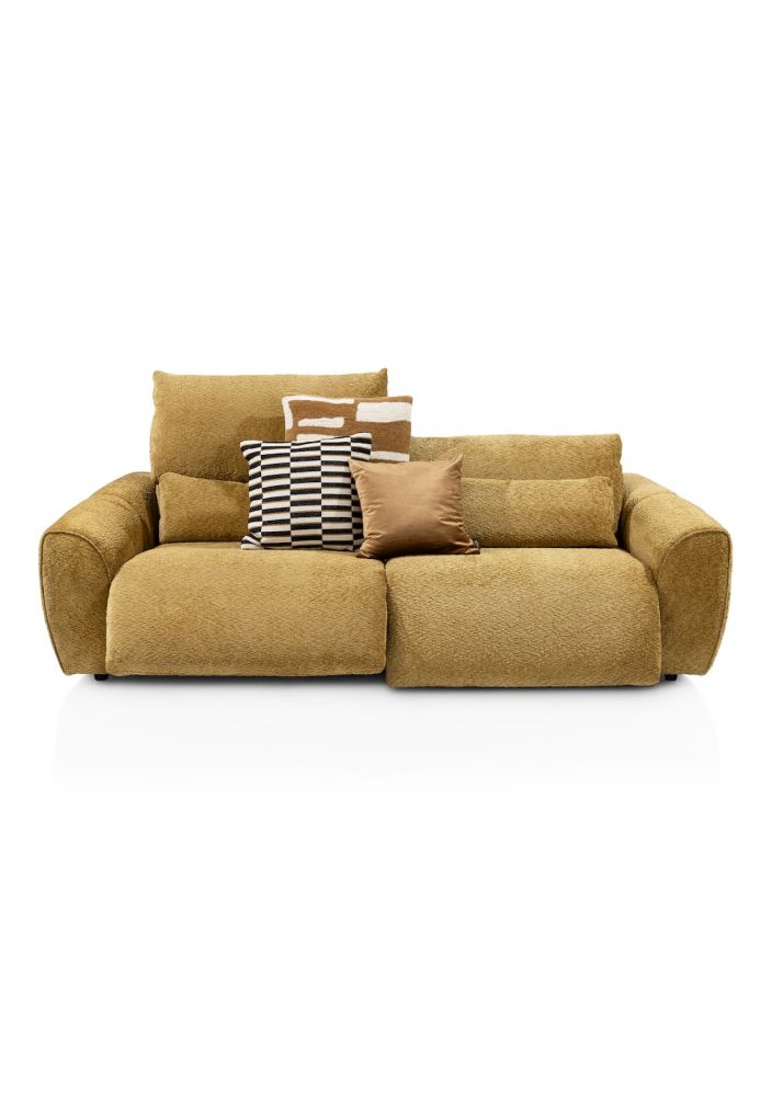 Albas, 2 zitsbank, verstelbare hoofdsteunen, 2x electrische voetensteun