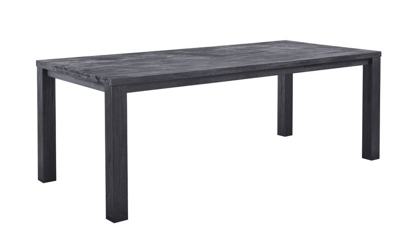 Stretto black-l 15455 eettafel 190x95, top 4cm