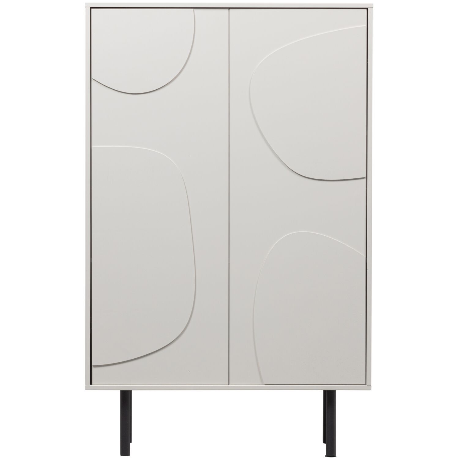 Opbergkast Atri 135x85x40 cm wit