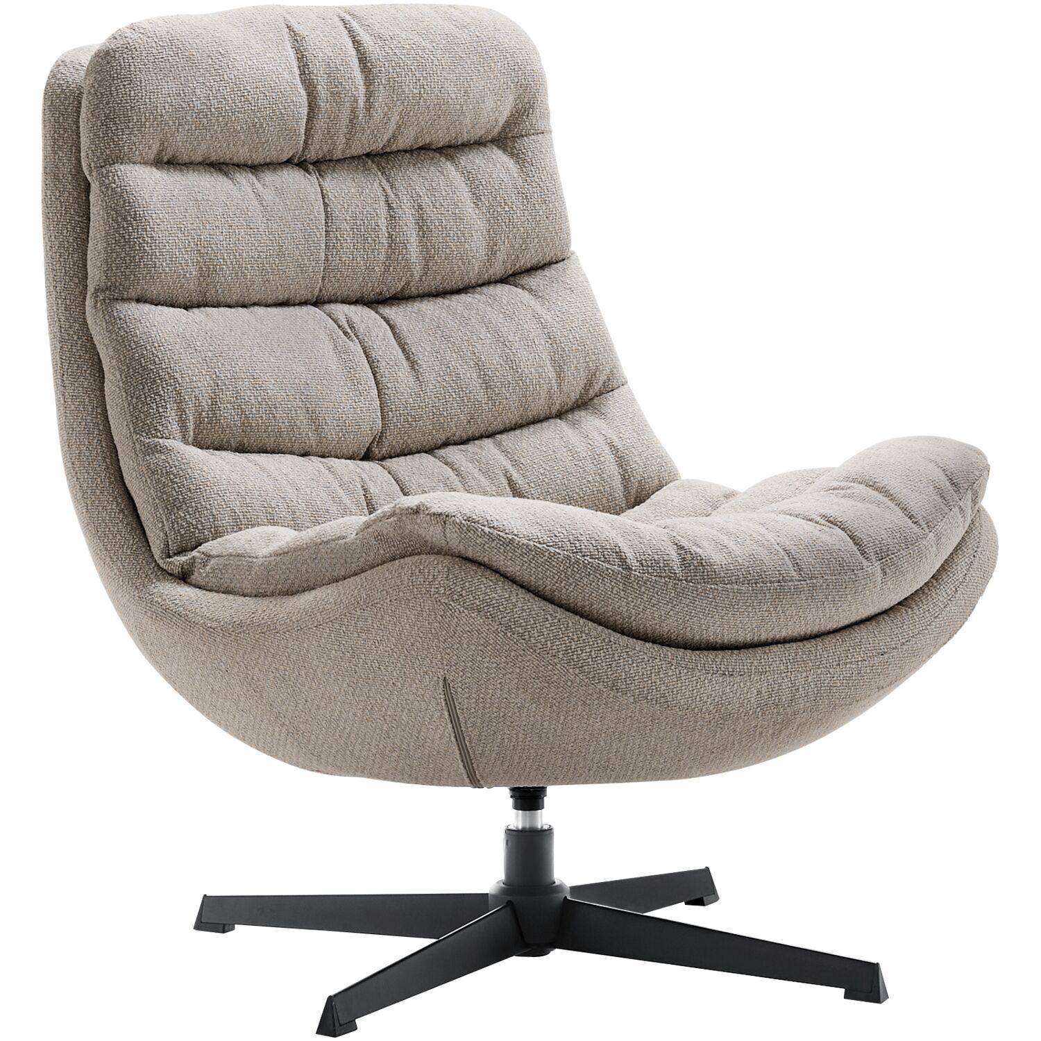Draaifauteuil Baray grijs