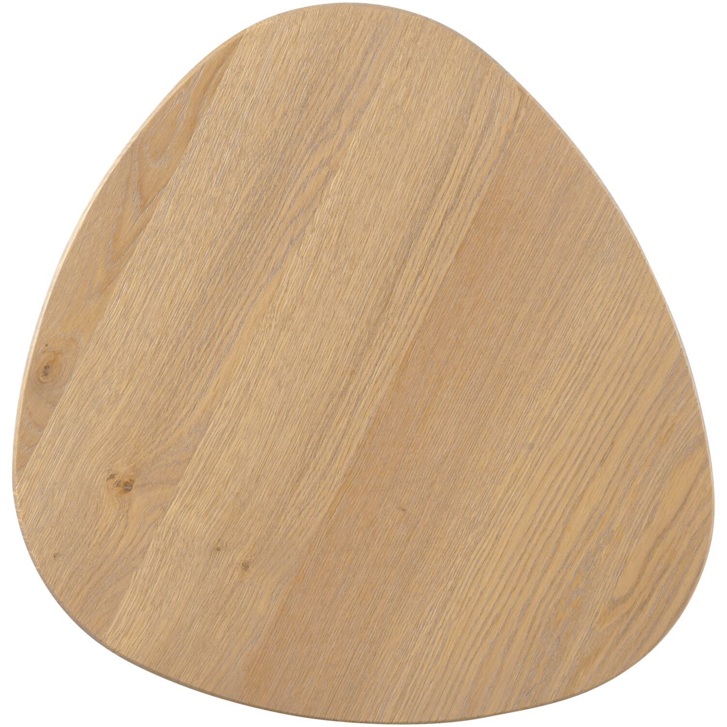 Bijzettafel Tavolo eikenhout 50x50 cm driehoekig light roast
