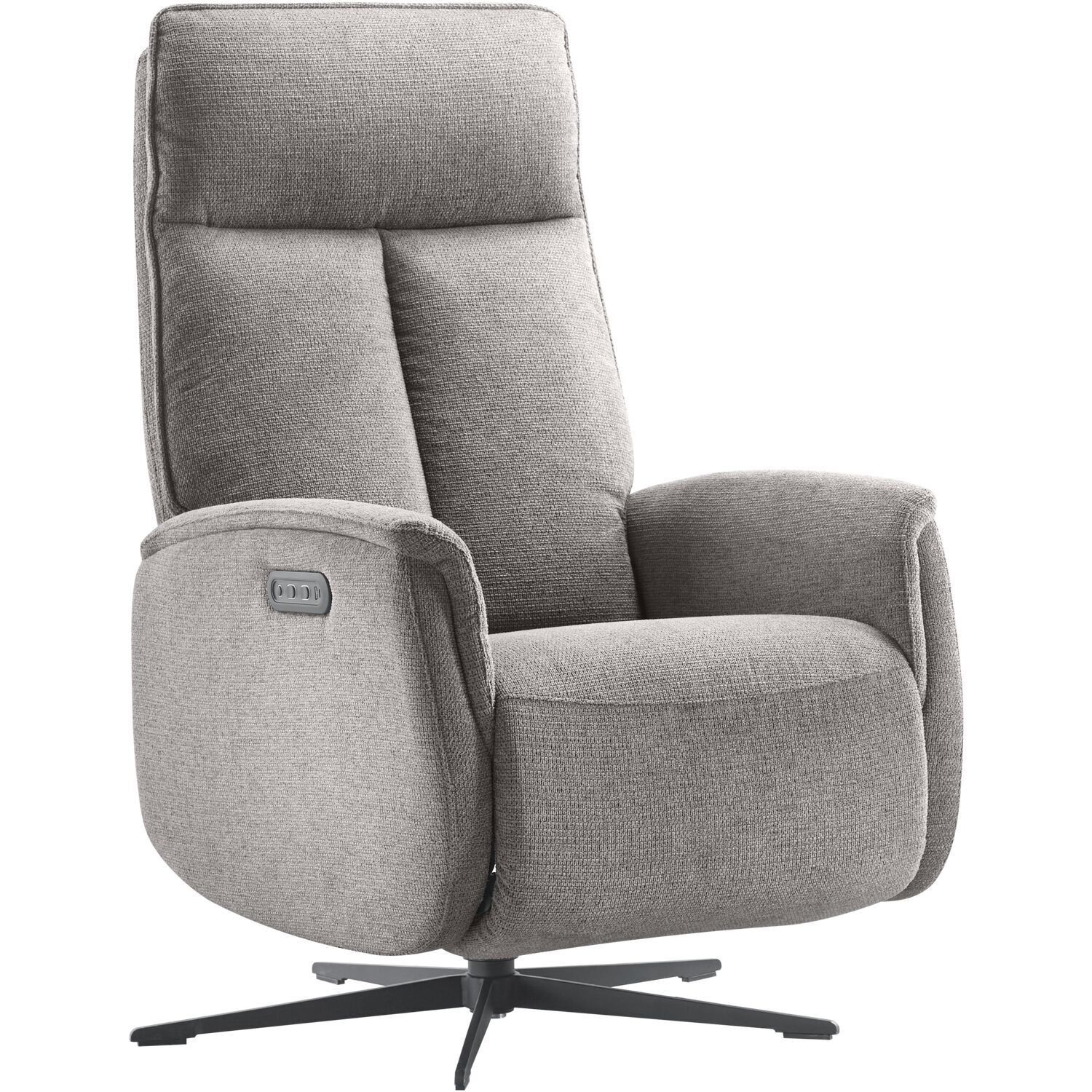 Relaxfauteuil Assele elektrisch antraciet