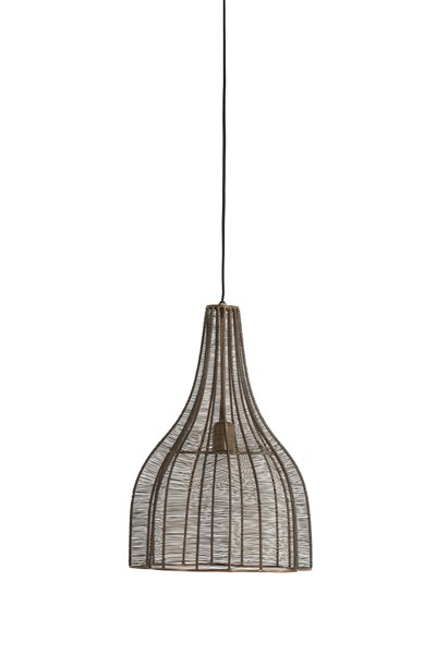 Hanglamp Aldona Ø35x50 cm brons