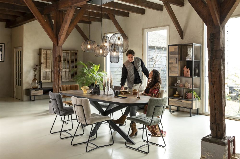 Avalon, boekenkast 80 cm - 1-deur + 1-lade + 5-niches - Driftwood Avalon, boekenkast 80 cm - 1-deur + 1-lade + 5-niches - Driftwood