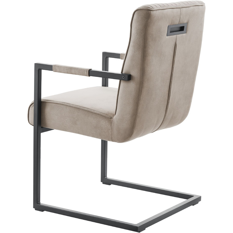 Eetkamerstoel Dantero microvezel beige