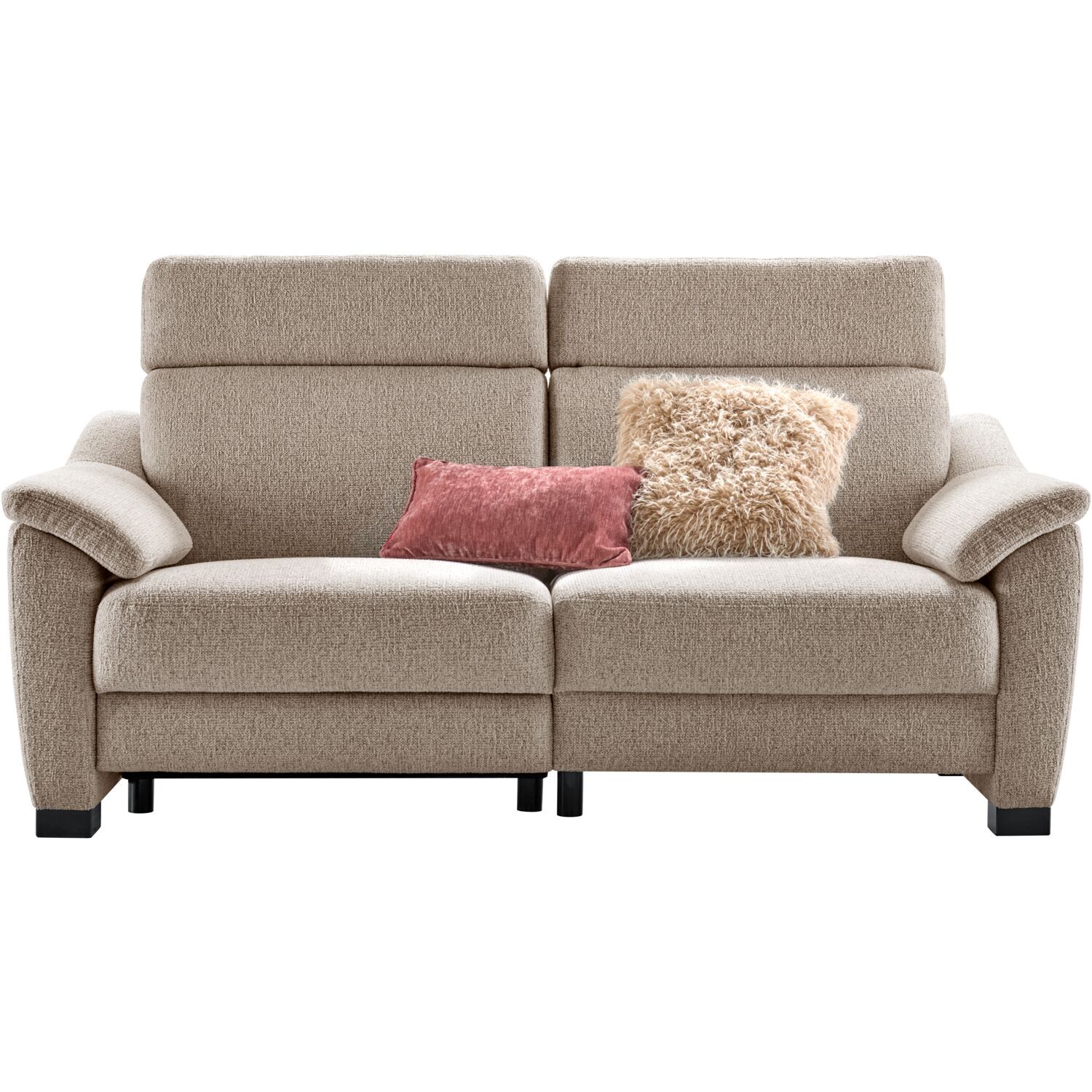 2,5 zitsbank Mirtho beige relaxfunctie Supreme comfort