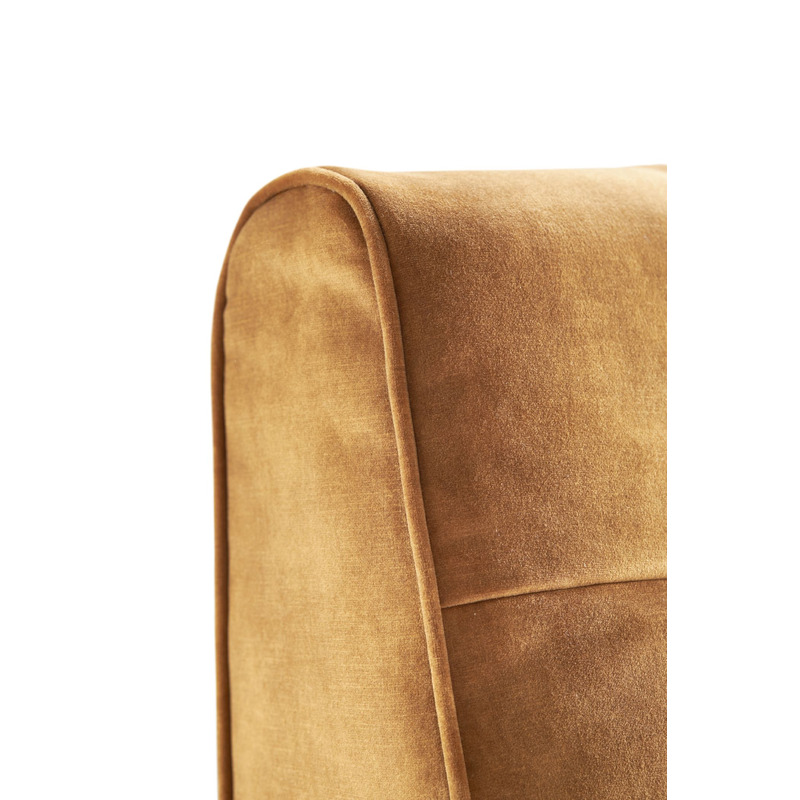 Fauteuil Metal cognac