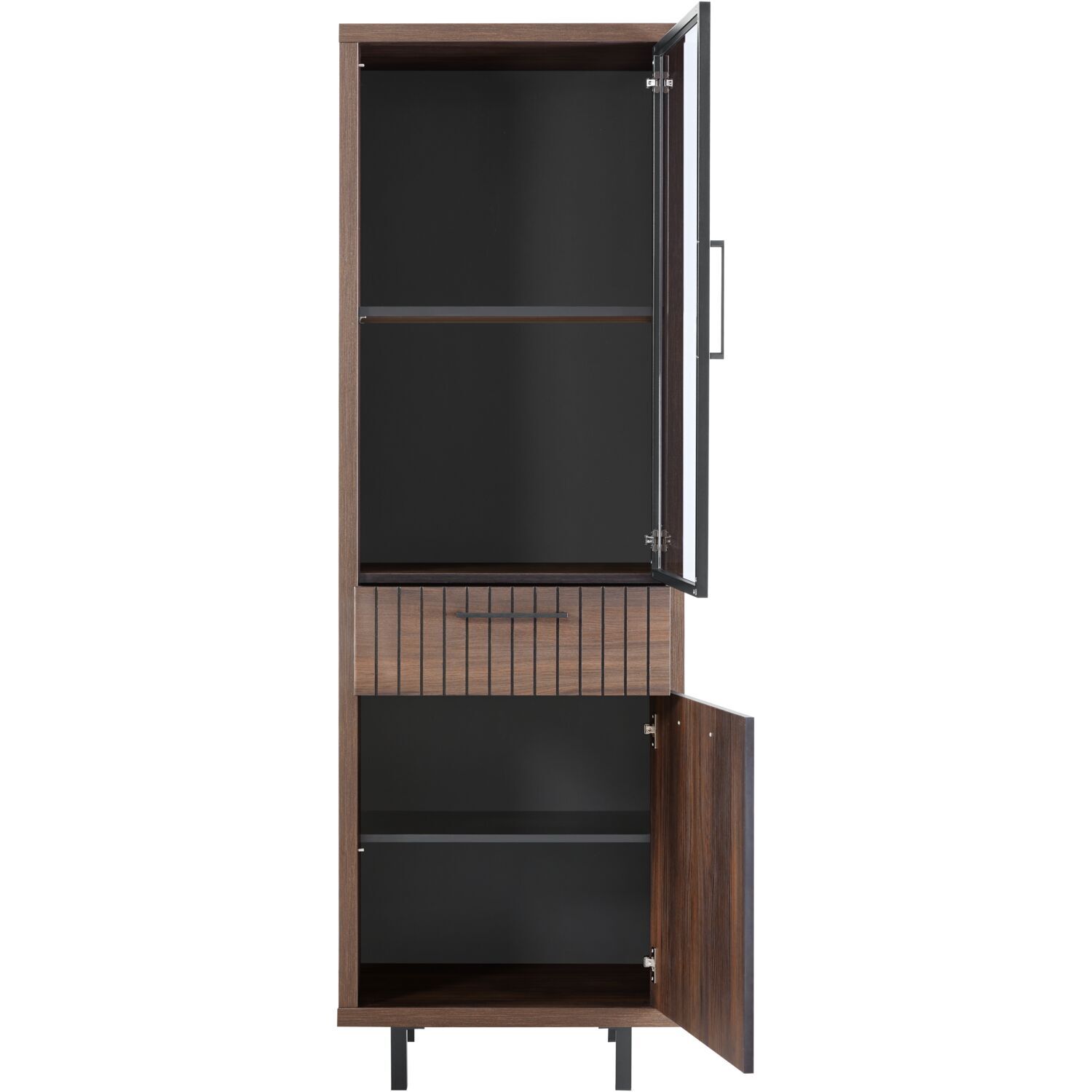 Opbergkast Tenino 200x65x45 cm bruin