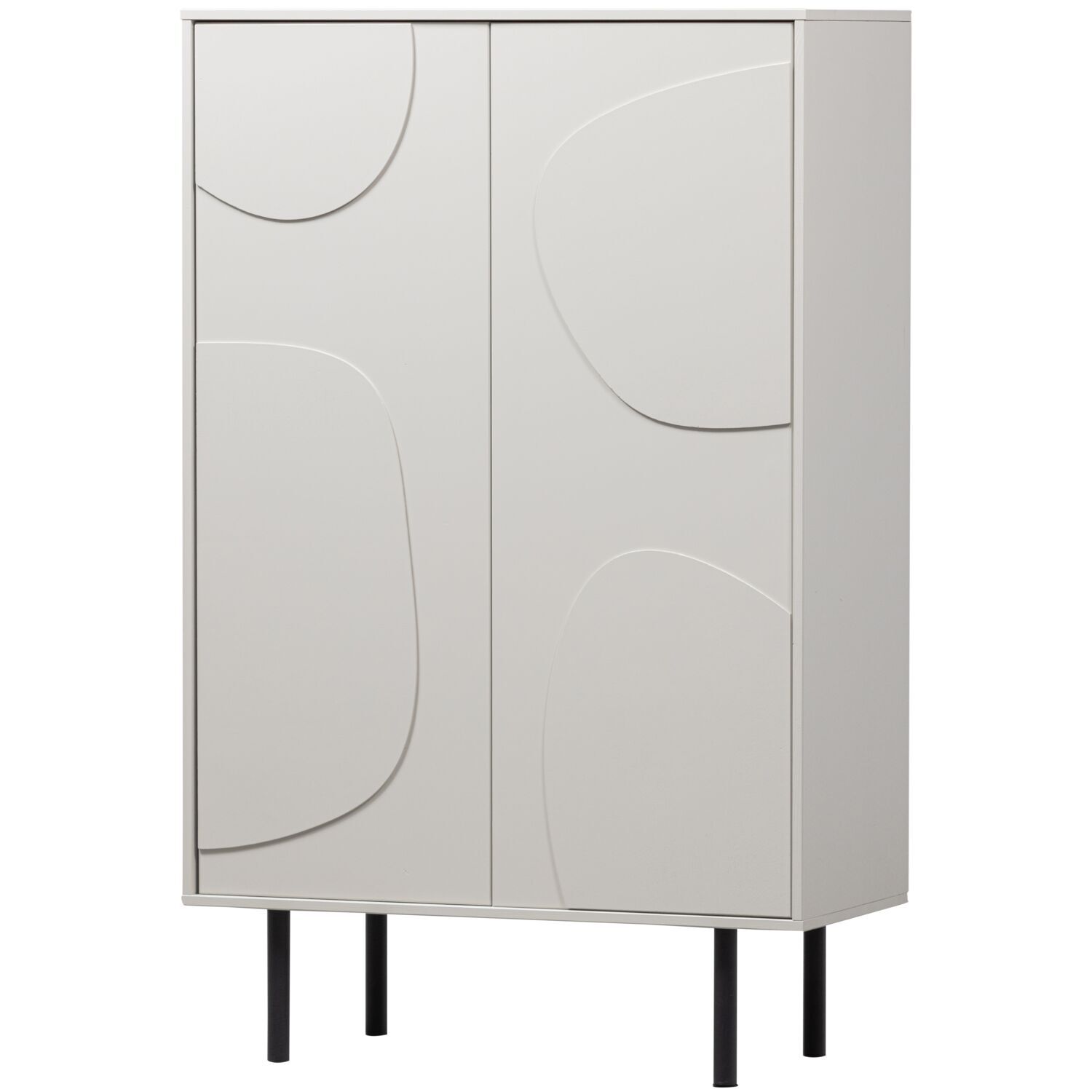 Opbergkast Atri 135x85x40 cm wit