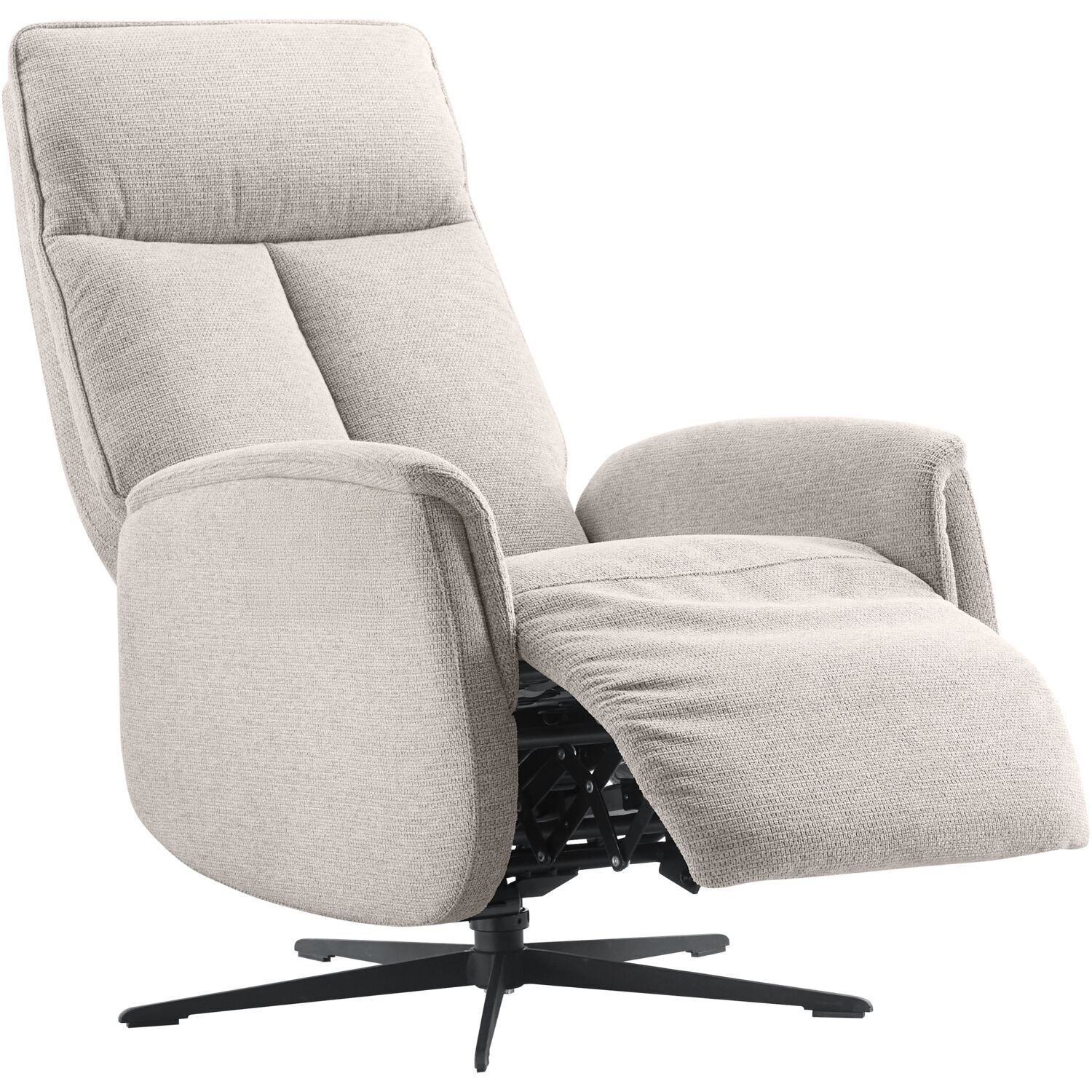 Relaxfauteuil Assele lichtgrijs