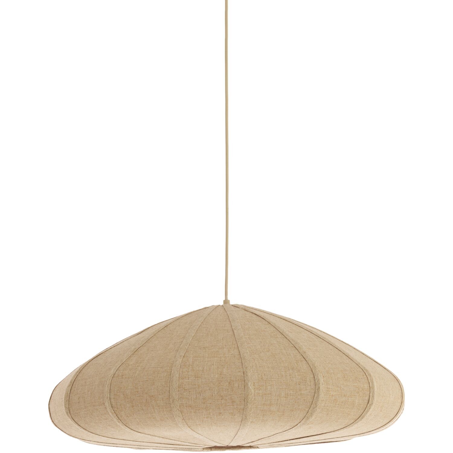 Hanglamp Cantilupo S naturel linnen 1-lichts