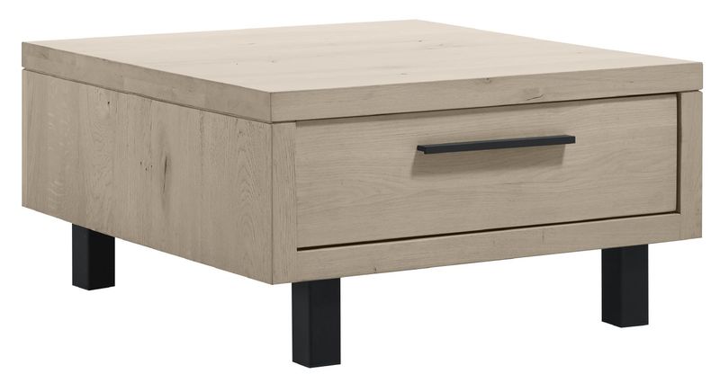 Salontafel Aleno in geborsteld eiken bisque Salontafel Aleno in geborsteld eiken bisque