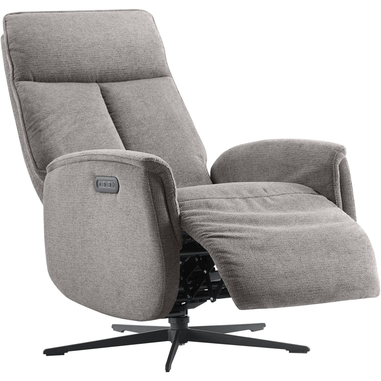 Relaxfauteuil Assele elektrisch antraciet